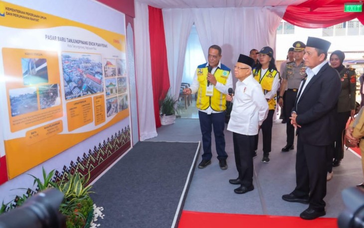 Wakil Presiden RI, Prof. Dr. (H.C.) K.H. Ma'ruf Amin dalam kunjungan kerjanya ke Tanjungpinang, Senin (9/9). 