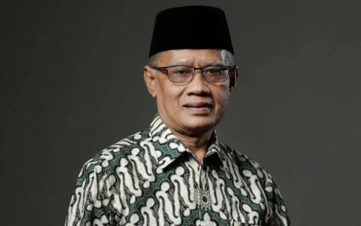 Haedar usai Munas Tarjih XXXII di Pekalongan, Jawa Tengah, Jumat (23/2/24).