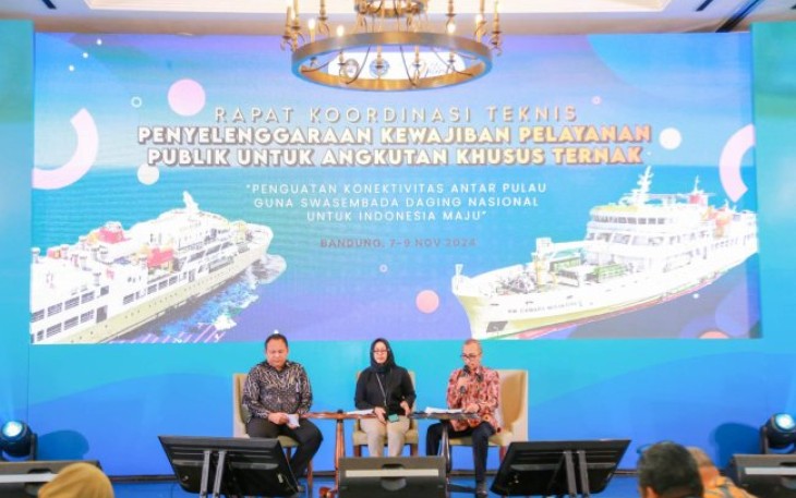 Rakor kapal ternak Kemenhub di Bandung