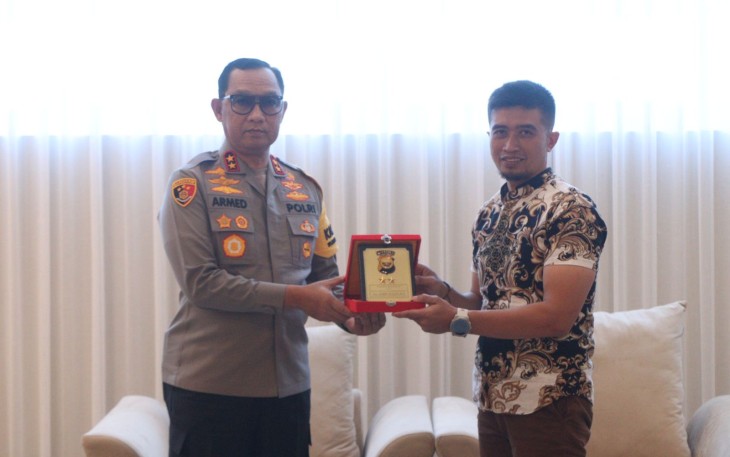 Kapolda Bengkulu saat Terima Audiensi dari PT Pertamina Patra Niaga Bengkulu