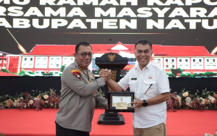 Bupati Natuna saat Dampingi Kapolda Kepri Dalam Agenda Temu Ramah Tamah Bersama Masyarakat