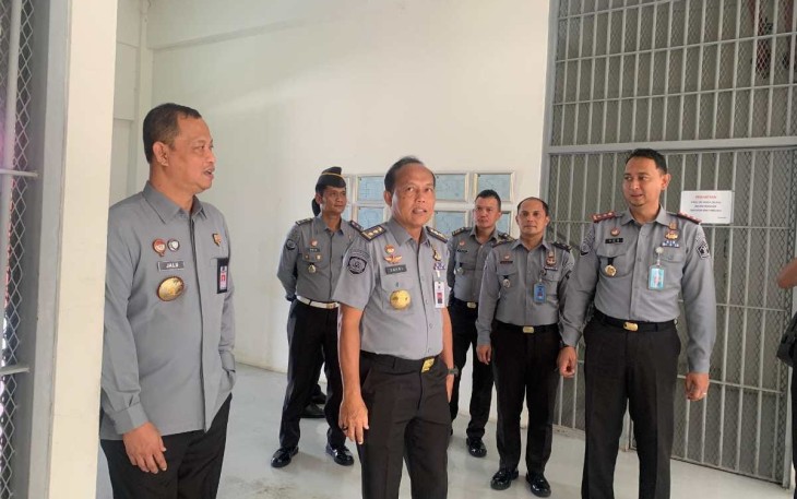 Direktur Pengamanan dan Intelijen Ditjenpas Kunjungi Lapas Cilegon 