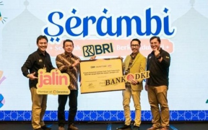 Kerjasama Bank DKI bersama jaringan ATM BRI transaksi tarik tunai tanpa kartu di ATM BRI