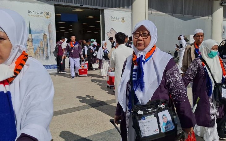 Tas selempang jemaah haji Indonesia 