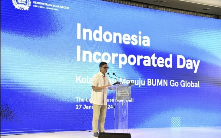 Indonesia Incorporated Day di Nusa Dua, Bali (27/1).