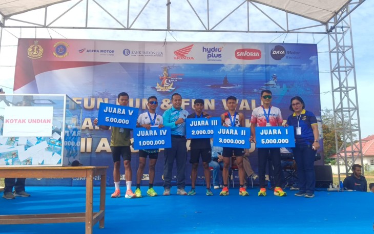 Lanal Kendari Gelar Fun Run dan Fun Walk