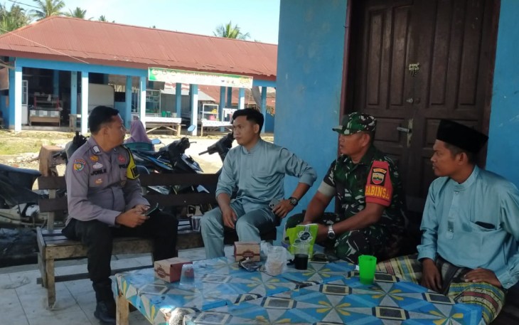 Personel Polsek Rambah Samo Gelar Cooling System Dengan Tokoh Pemuda