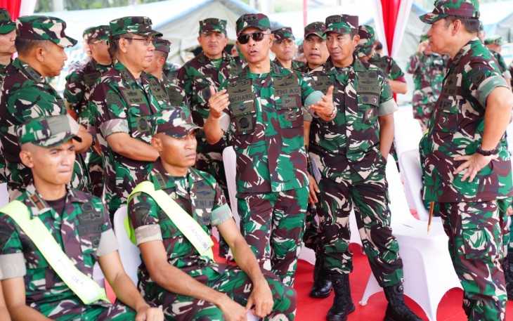Kasum TNI Cek Kesiapan Akhir Pesta Rakyat Dalam Rangka HUT Ke-79 TNI Tahun 2024 di Monas