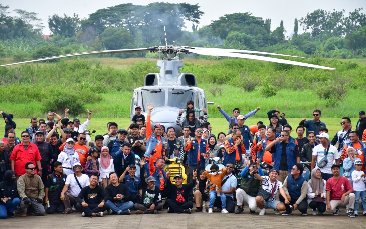 Wadan Puspenerbal Hadiri 1at Anniversary Moro Scooter Club