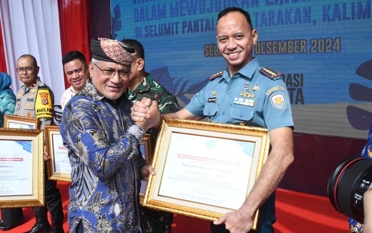 TNI AL Terima Penghargaan P4GN dari BNN RI