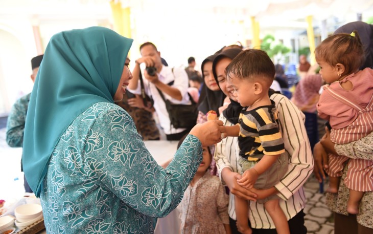 Ketua TP PKK Kepri Luncurkan Gerakan Cepat Atasi Stunting di Kabupaten Karimun