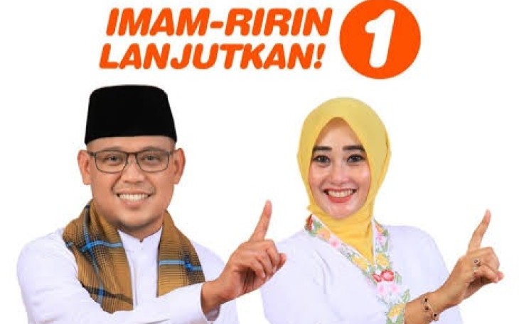 Paslon no urut 1 Imam-Ririn Pilkada Depok 2024