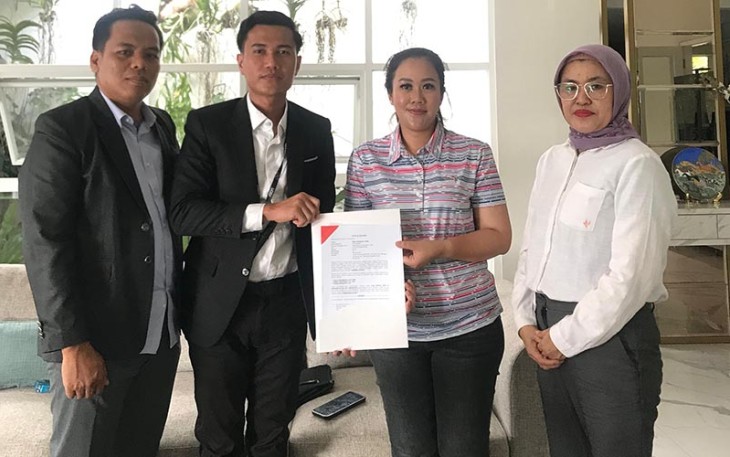 im Hukum Elisa, Sudi S Simarmata, SH didampingi Henny Anggraini, SH, MH dan Wawan Ersanovi, SH, Minggu (4/2/2024). 