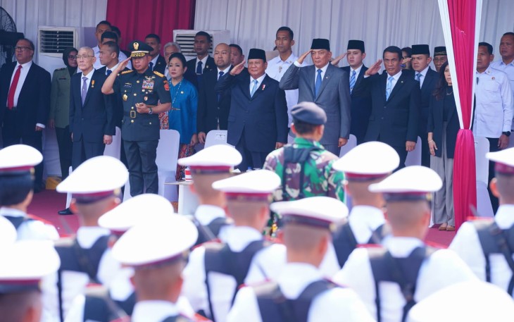 Panglima TNI Hadiri Upacara Penyerahan Memorandum Menteri Pertahanan RI