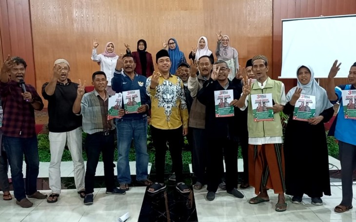 Relawan Anak Abah Blitar Raya Deklarasi Dukung Risma-Gus Hans