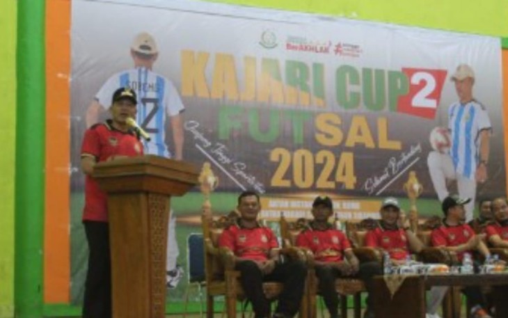 Bupati Pasaman Sabar AS Buka Turnamen Futsal Kajari Cup II Tahun 2024