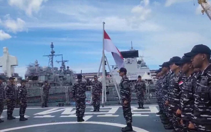 KRI Rem-331 Bertolak dari Pearl Harbor Menuju Tanah Air 