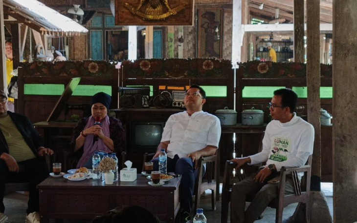 Pasangan calon gubernur dan wakil gubernur Jawa Timur dari Partai Kebangkitan Bangsa (PKB), Luluk Nur Hamidah dan Lukmanul Hakim