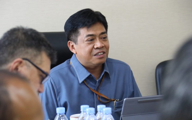 Plh. Kepala Pustarajakan KKPP Faisal Syarif di Ruang Rapat BSKDN pada Kamis, 25 Januari 2024.