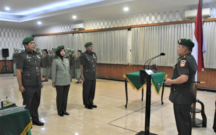 Danrem Wijayakusuma Pimpin Sertijab Kasirem