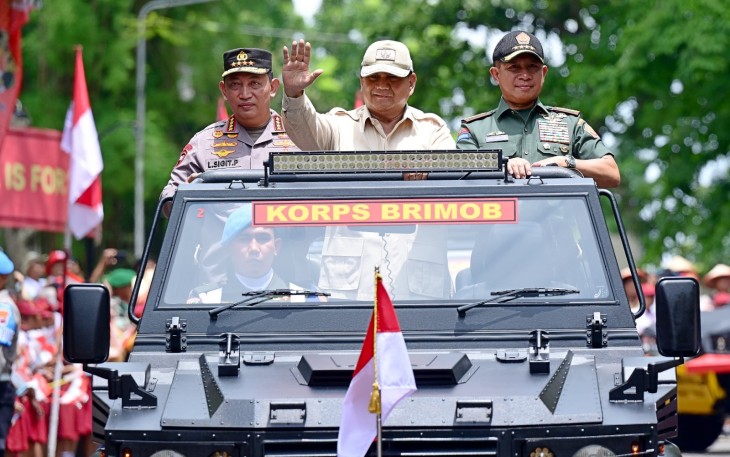 Panglima TNI Hadiri Apel Kasatwil Polri 2024 di Akpol