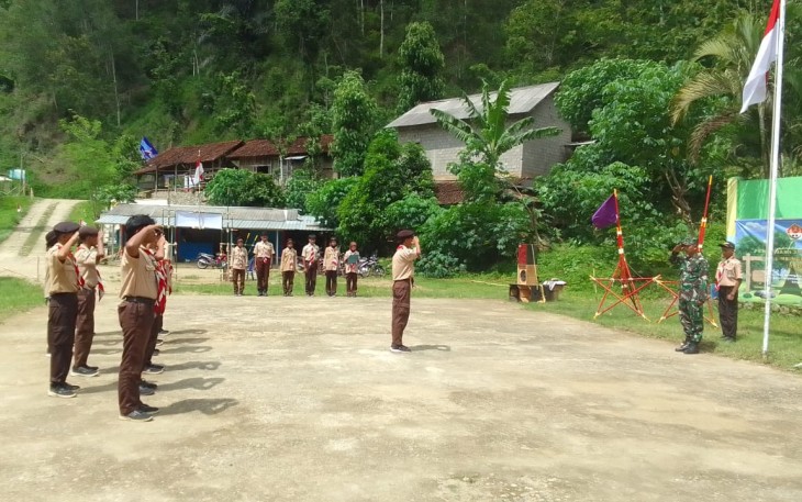 Upacara Penerimaan Anggota Saka Wira Kartika