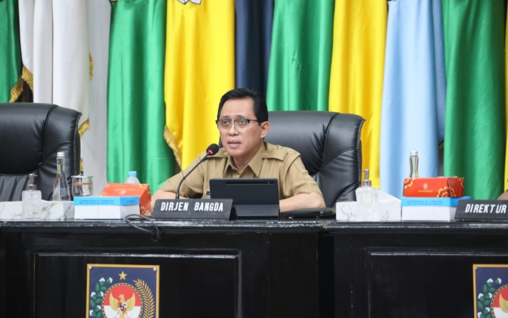 Direktur Jenderal (Dirjen) Bina Pembangunan Daerah (Bangda) Kementerian Dalam Negeri (Kemendagri) Restuardy Daud