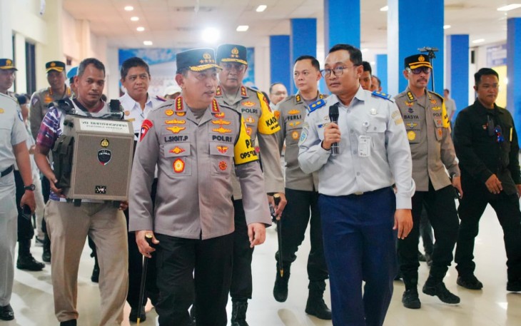 Kapolri Cek Kesiapan Terminal Tirtonadi 