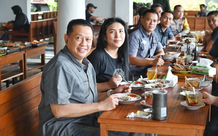 Ketua MPR RI Bambang Soesatyo Wisata Kuliner di Dapil-7 Jawa Tengah