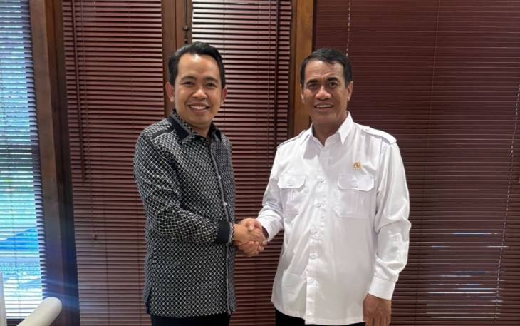 Gus Fawait saat Temui Mentan Amran Sulaiman, Jumat (6/12/2024) di Jakarta.