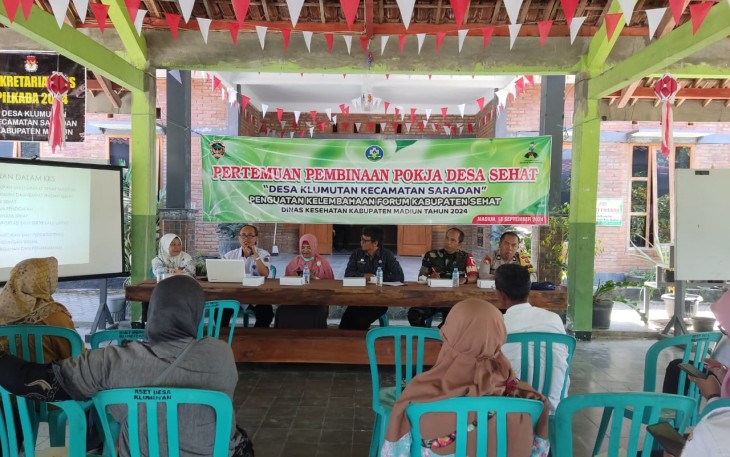 Babinsa Desa Klumutan Hadiri Pembinaan POKJA Desa Sehat 