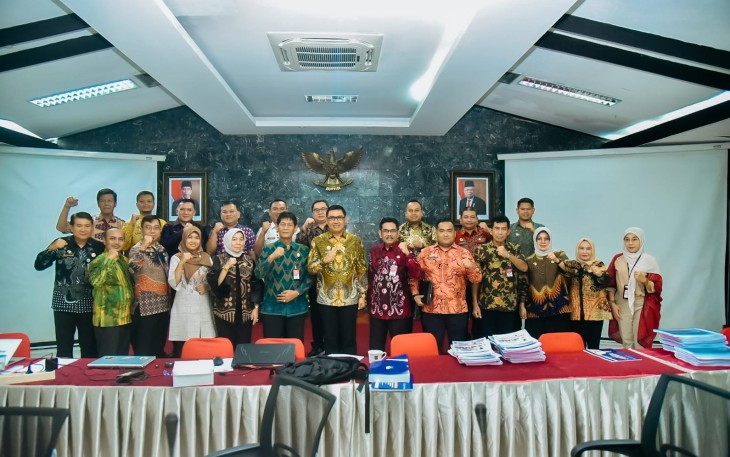 Pj Bupati Batu Bara Hadiri Evaluasi Kinerja Penjabat Kepala Daerah