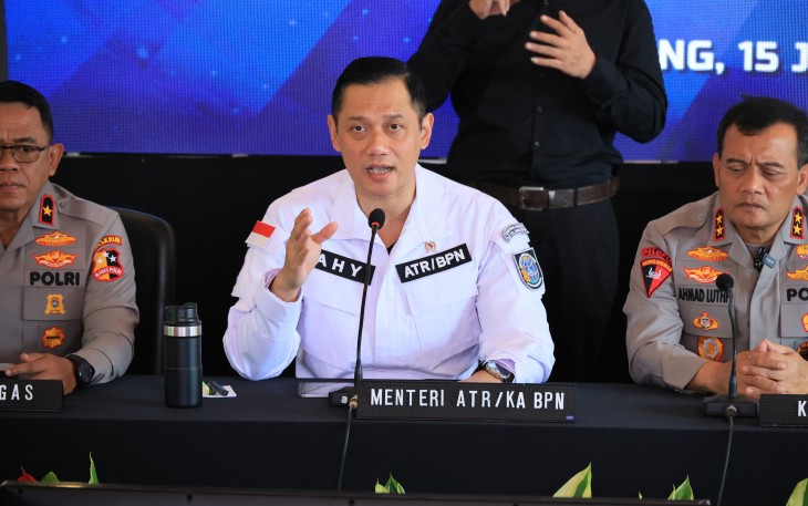 Menteri Agraria dan Tata Ruang/Kepala Badan Pertanahan Nasional (ATR/BPN), Agus Harimurti Yudhoyono