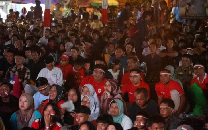 Antusias Nobar AFC U23