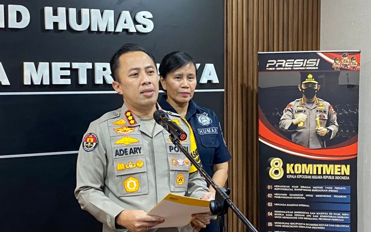 Kabid Humas Polda Metro Jaya Kombes Pol Ade Ary Syam Indradi 