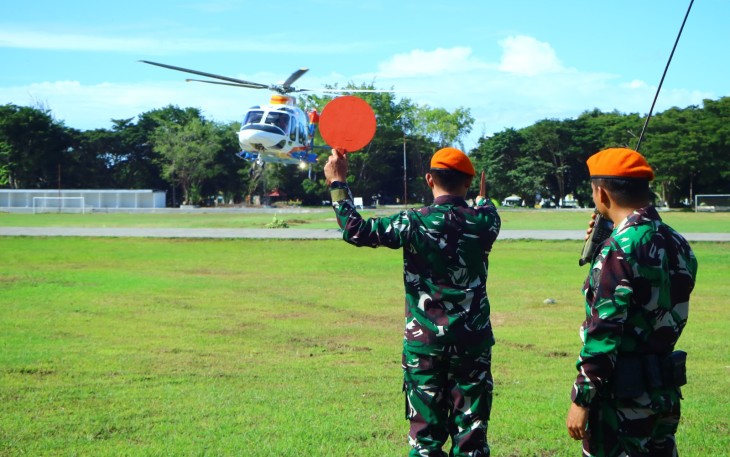TNI AU Dirikan Posko Satgasud di Posko Induk Tanggap Darurat Bencana Di Lapangan Andi Djemma Kabupaten Luwu