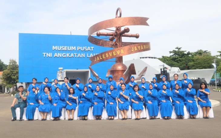 Ketua Umum Jalasenastri Lihat Kemegahan Muspusal