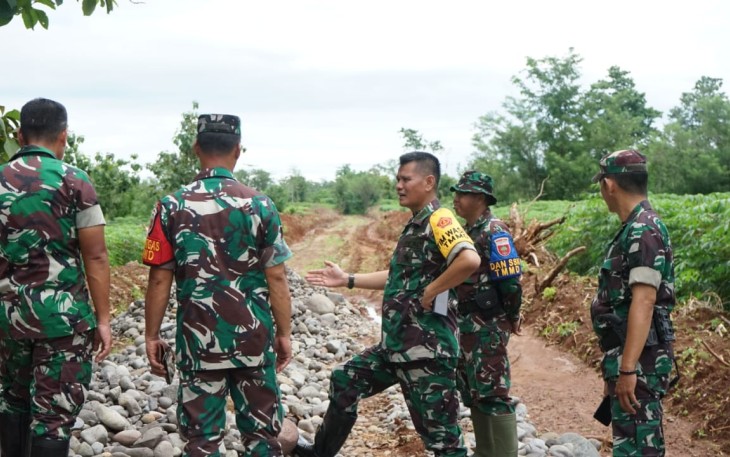 Kunjungan Kerja Tim Wasev Mabes TNI ke Lokasi TMMD-119 Kodim 1409/Gowa