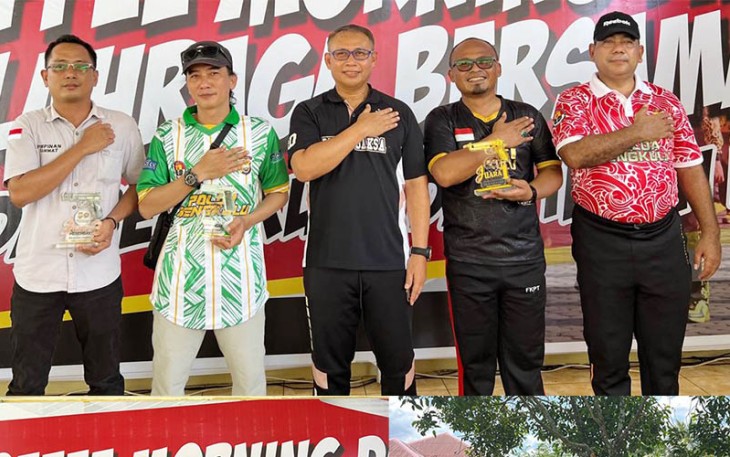 SMSI Borong Juara Menembak di Coffee Morning Polda Bengkulu 