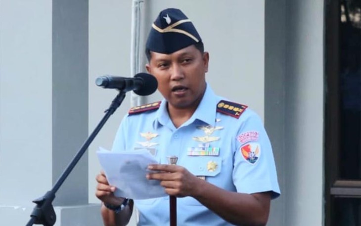 Komandan Lanud Raden Sadjad Natuna, (Danlanud RSA) Kolonel Pnb Dedy Iskandar, S.Sos., M.M.S., M.Han.
