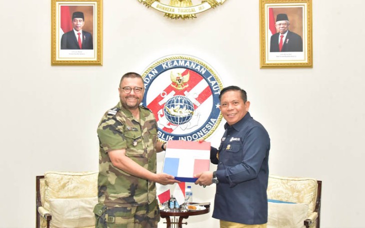  Kepala Bakamla RI saat Terima Courtesy Call Delegasi Prancis