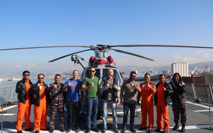 Heli HS-1305 o/b KRI Diponegoro-365 Penuhi Persyaratan PBB
