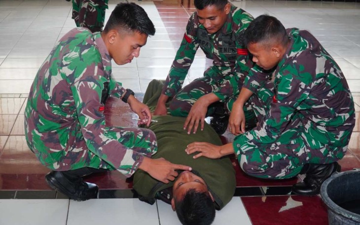 Latihan Long Malap Prajurit Yonarmed 11 Kostrad, Senin (5/2)