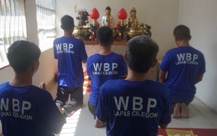 Perayaan Imlek 2024 di Lapas Cilegon, Sabtu (10/2)