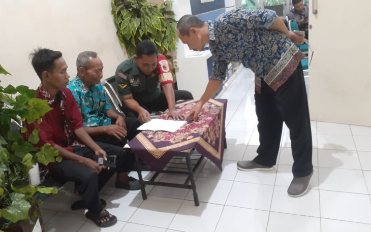 Komsos bersama perangkat kelurahan desa binaan