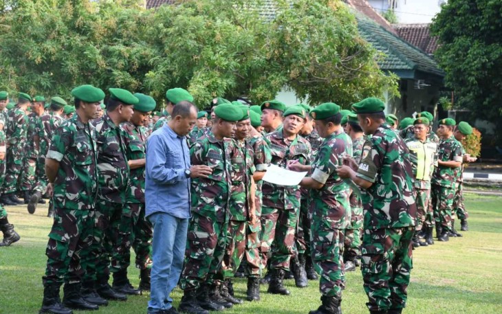 Apel cuti lebaran prajurit Kodim Ponorogo 