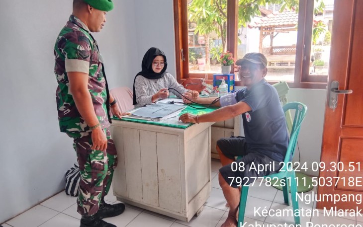 Pendampingan posyandu lansia wilayah desa binaan