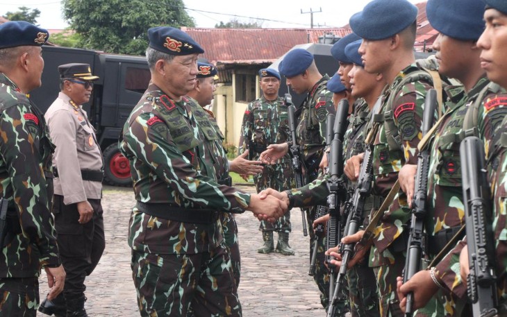 Kapolda Bengkulu Pimpin Upacara Pelepasan Personel Operasi Amole 