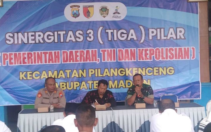 Sinergitas Tiga Pilar di Pendopo Kecamatan Pilangkenceng