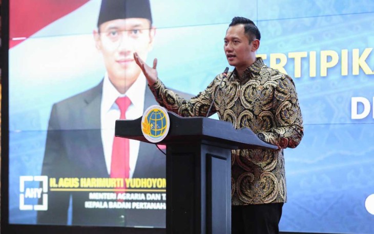 Menteri ATR/BPN Agus Harimurti Yudhoyono 